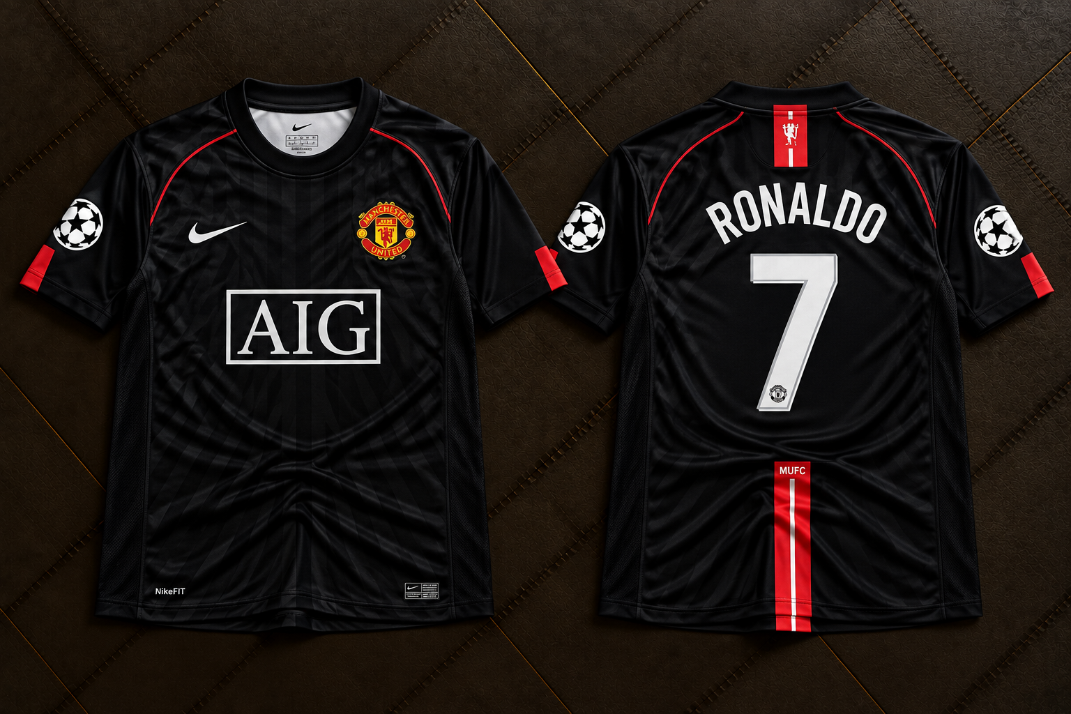 Manchester United Ronaldo Black #7