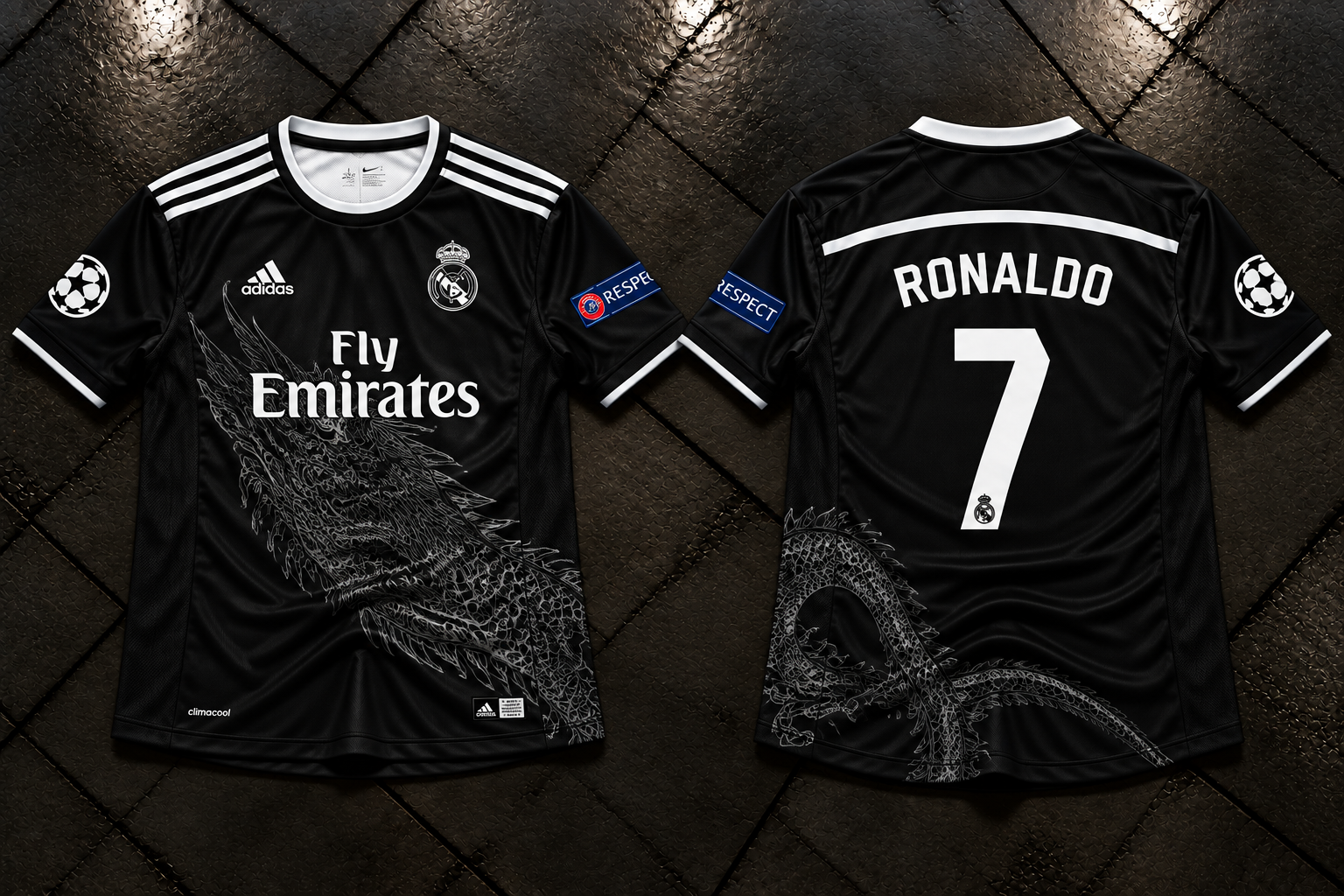 Real Madrid Ronaldo Black #7
