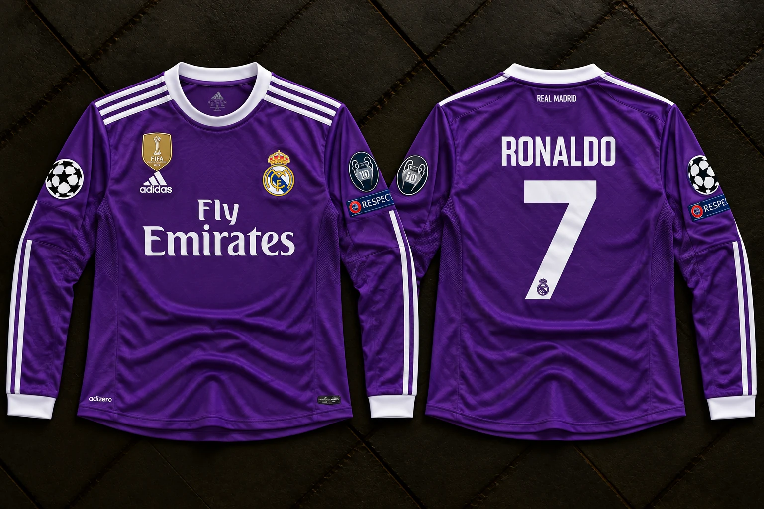 Real Madrid Ronaldo Purple #7