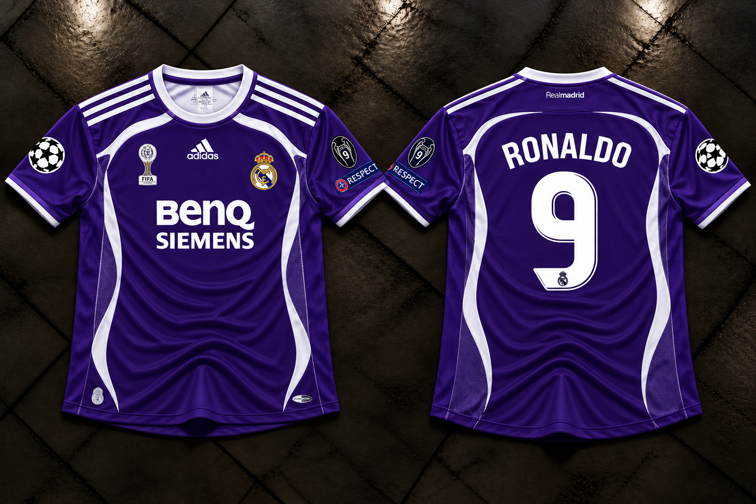 Real Madrid Ronaldo Purple #9